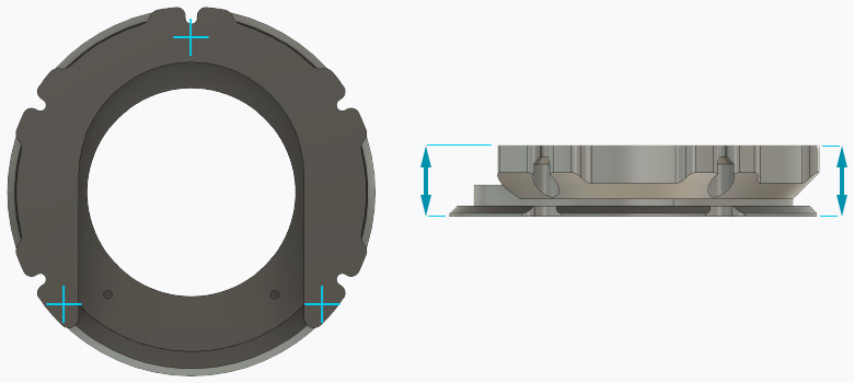 Measurements after printing