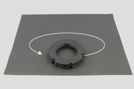 Sanding the drawer core